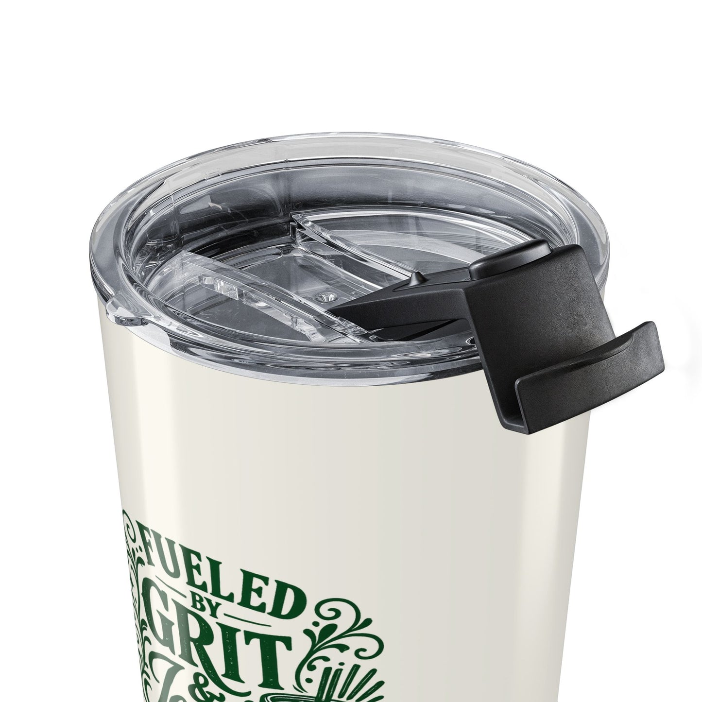 Fueled by Grit & Iced Coffee Tumbler
