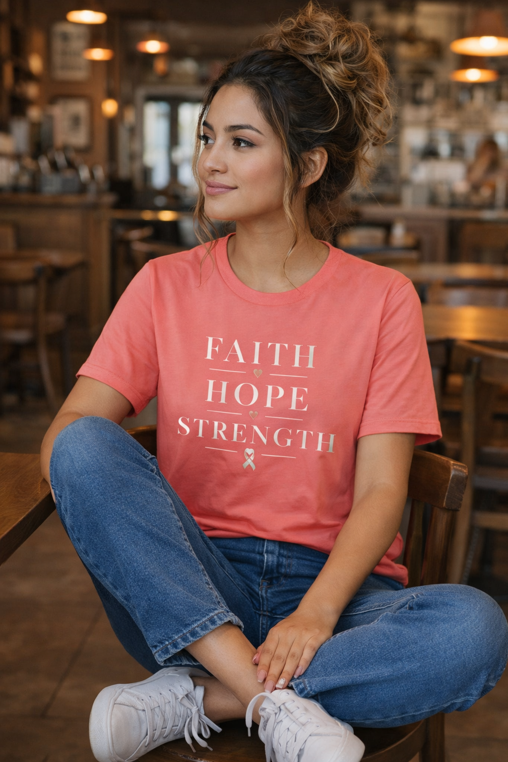 Faith • Hope • Strength Graphic Tee *