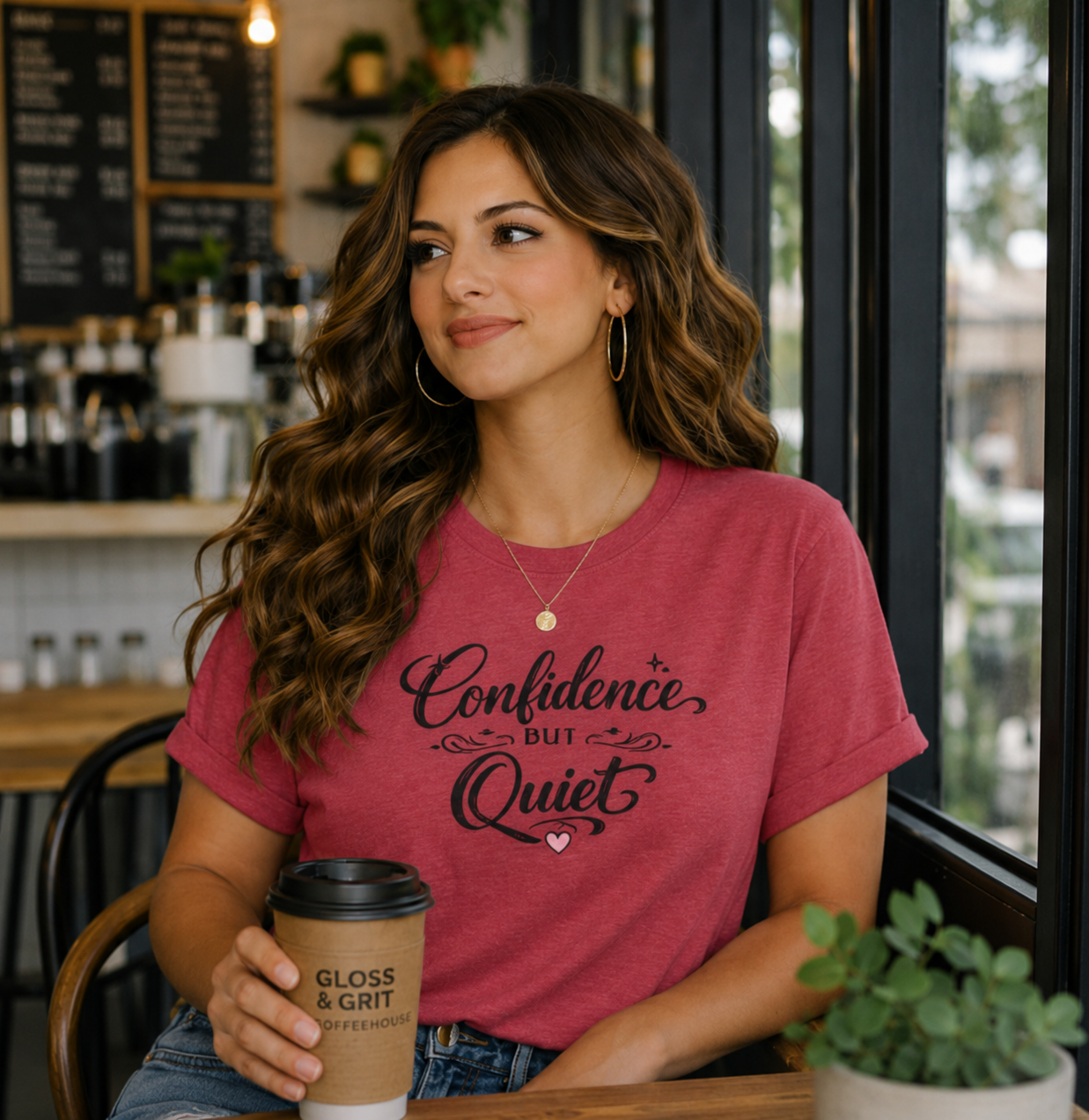 Confidence But Quiet Graphic Tee