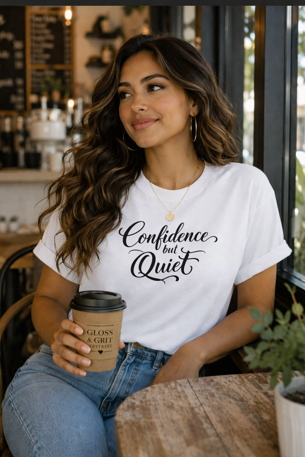 Confidence But Quiet Graphic Tee