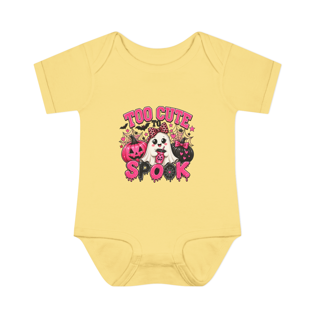 Infant Bodysuit - Too Cute to Spook Halloween Baby Onesie