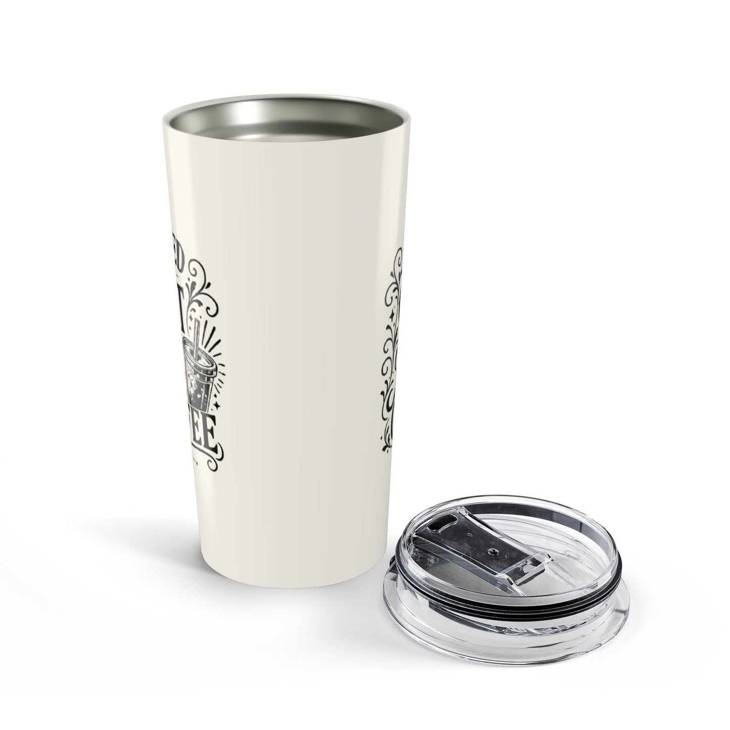 Fueled by Grit & Iced Coffee Tumbler