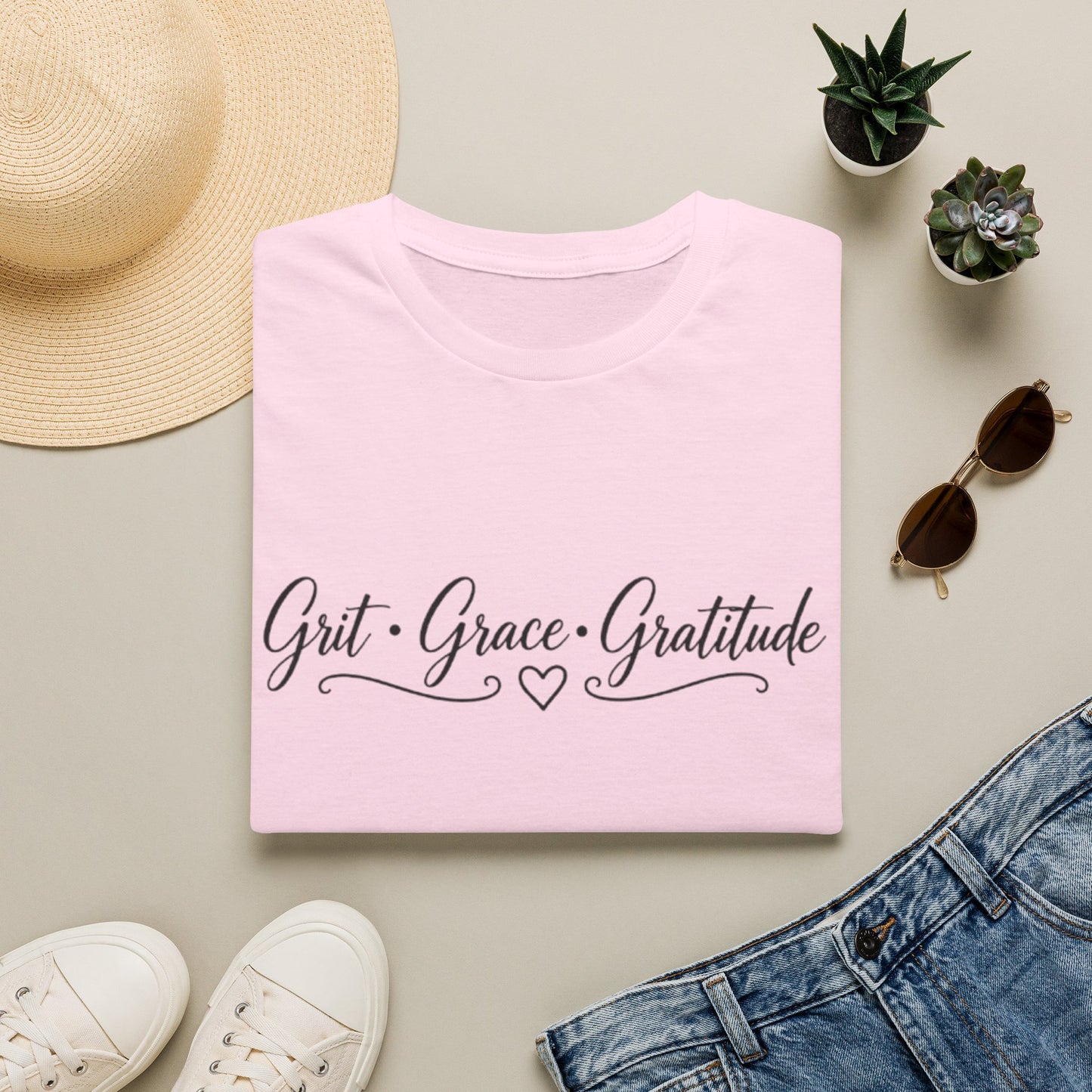 Grit • Grace • Gratitude Graphic Tee