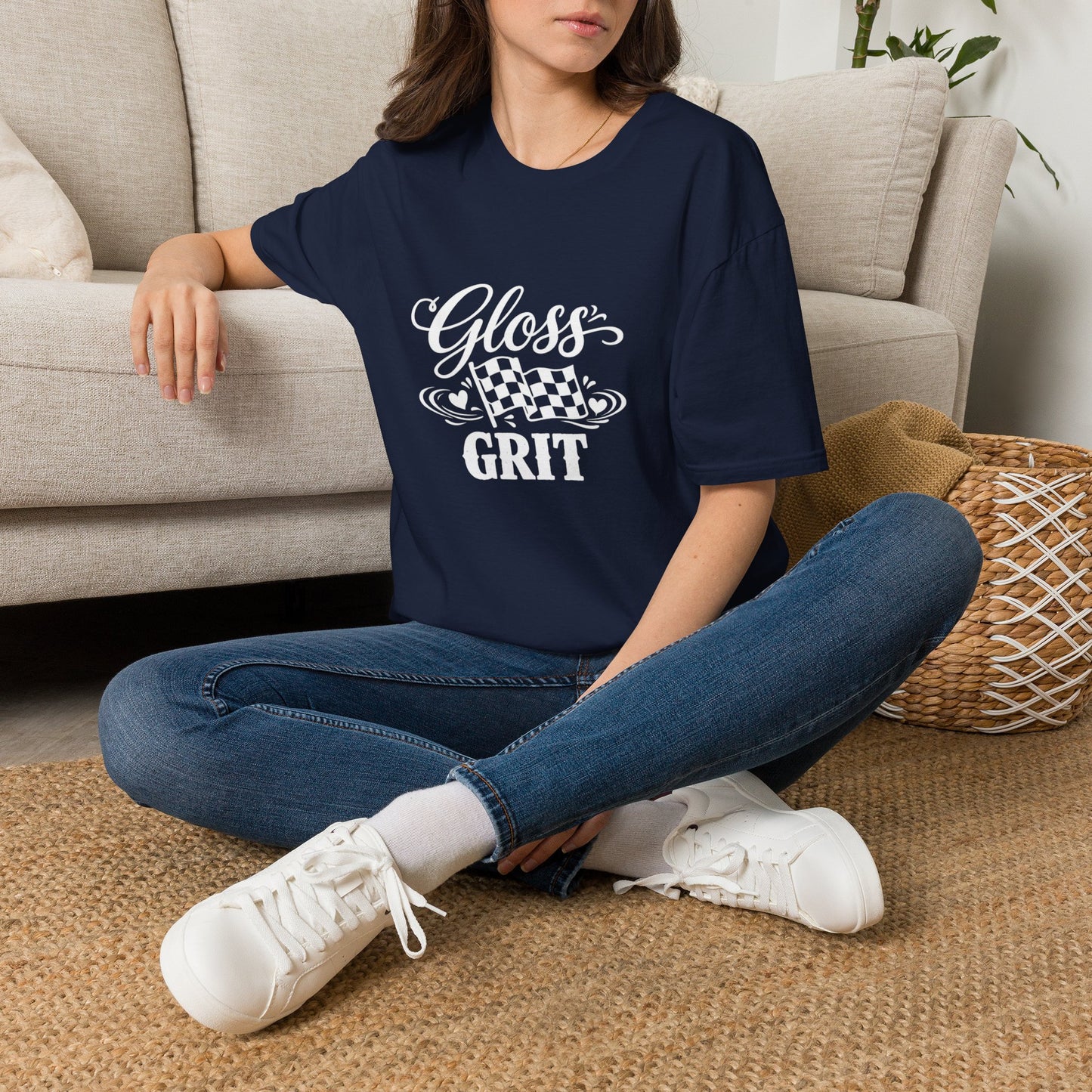 Gloss & Grit Racing Flag Tee