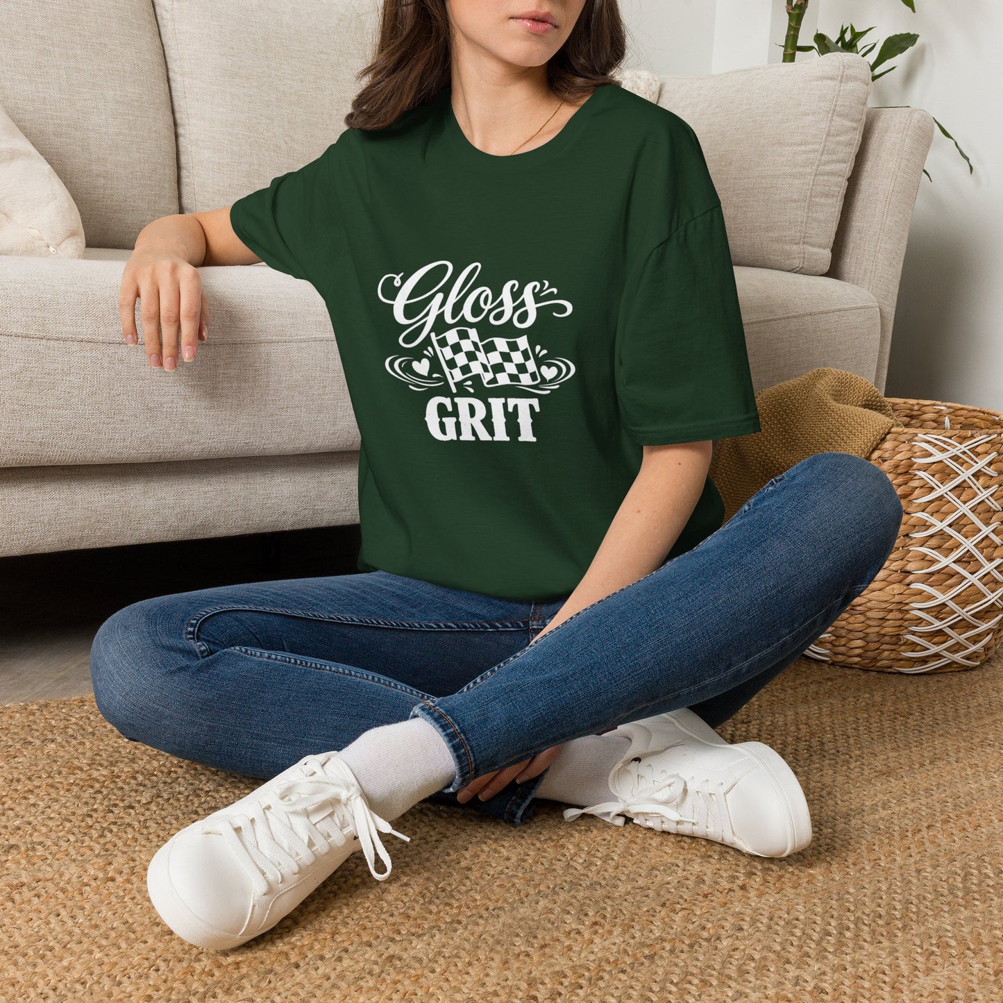 Gloss & Grit Racing Flag Tee