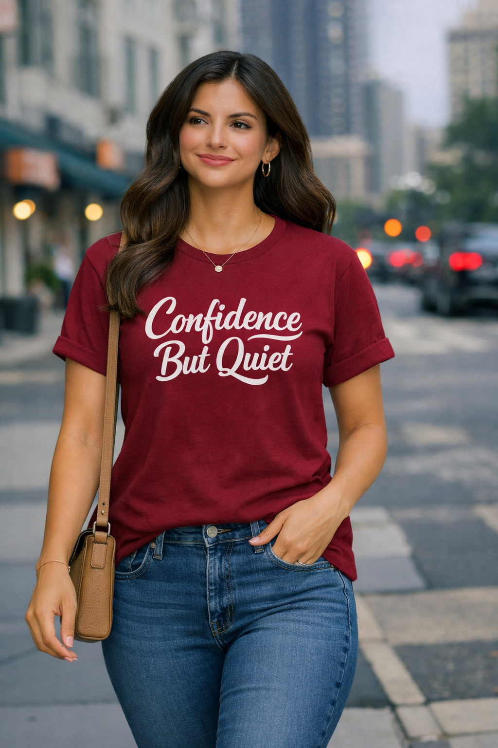 Confidence But Quiet Tee | Gloss & Grit Boutique