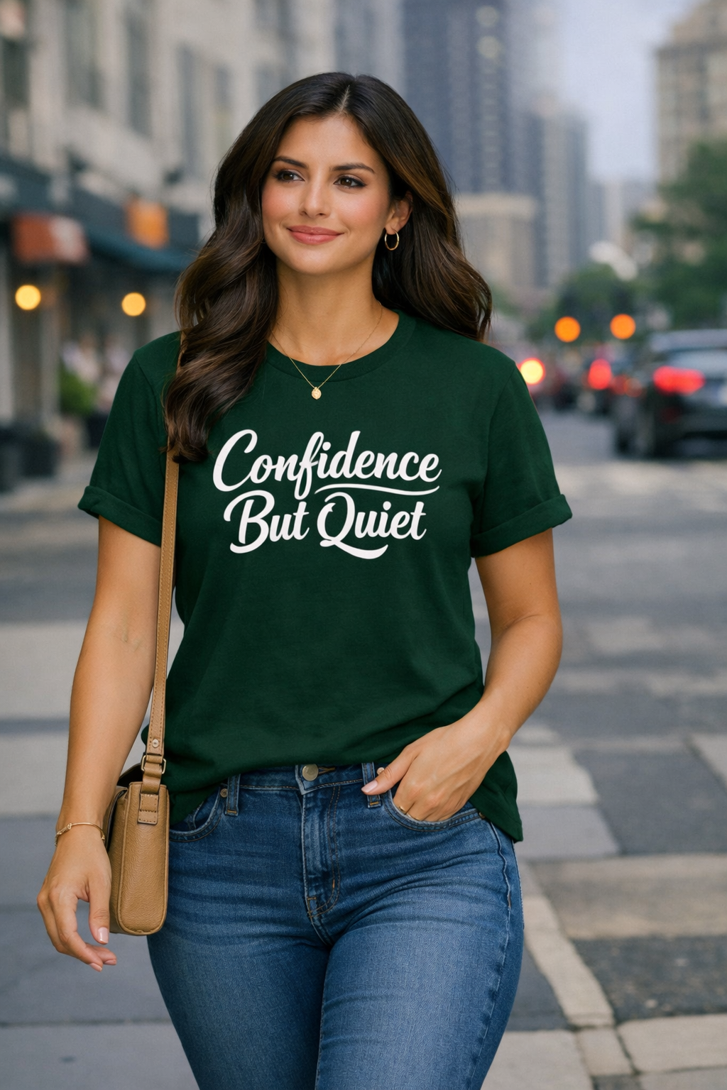 Confidence But Quiet Tee | Gloss & Grit Boutique