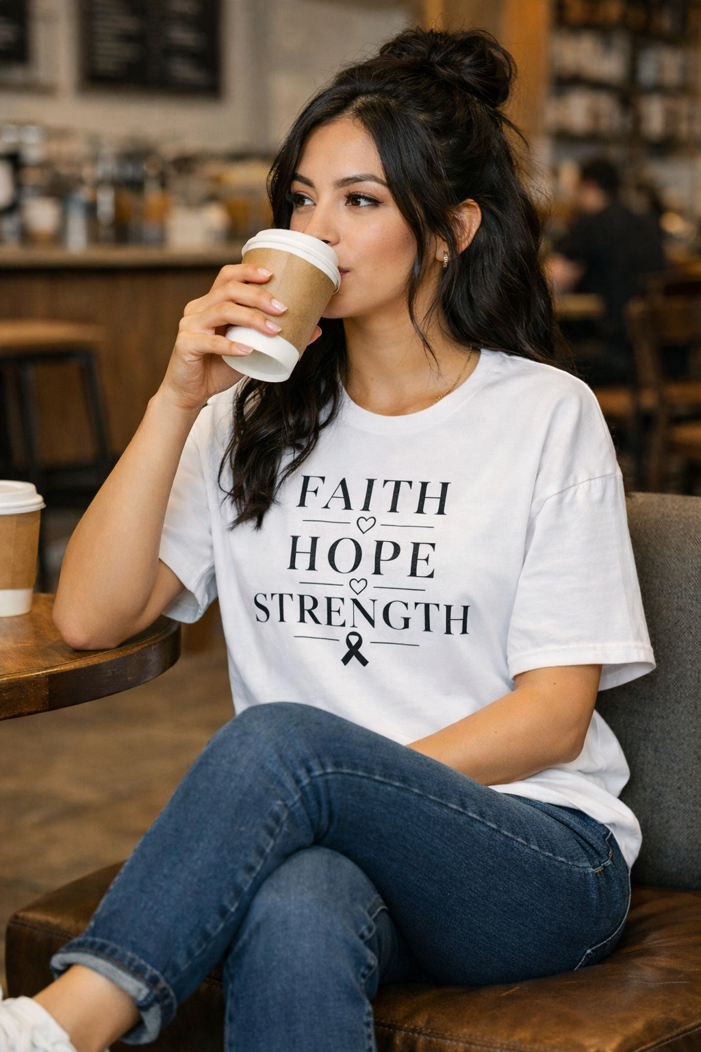 Faith • Hope • Strength Graphic Tee