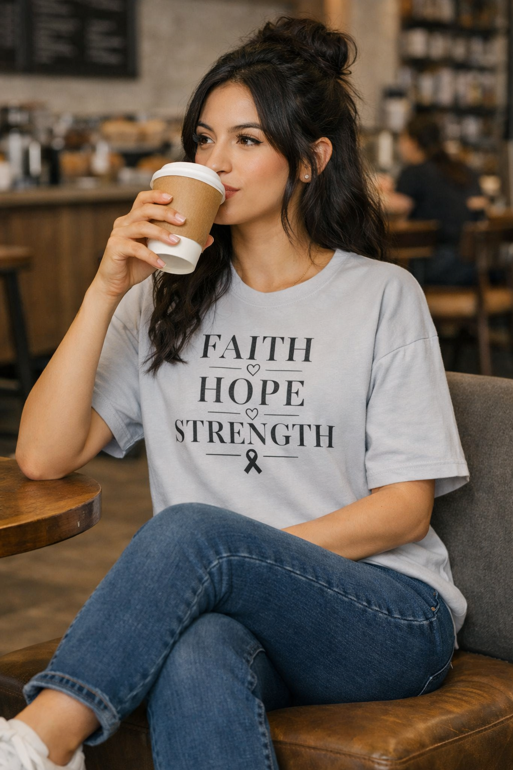 Faith • Hope • Strength Graphic Tee