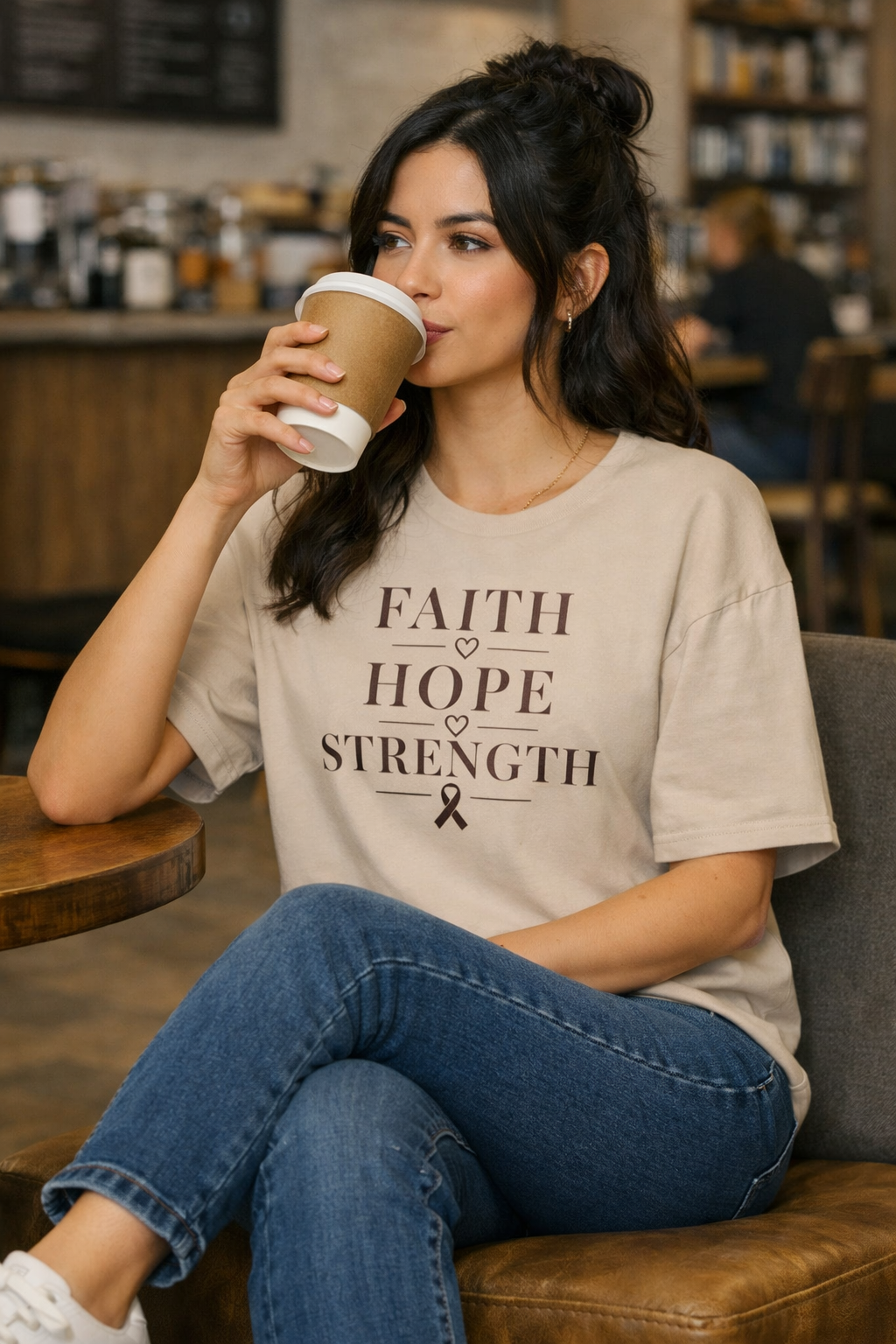 Faith • Hope • Strength Graphic Tee