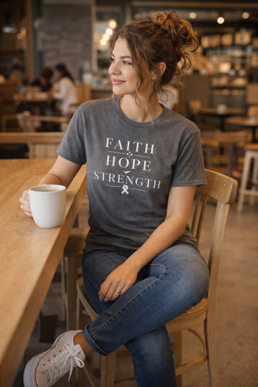 Faith • Hope • Strength Graphic Tee *