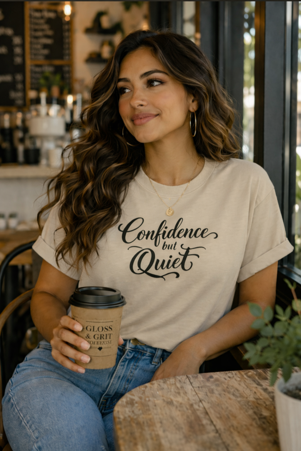 Confidence But Quiet Graphic Tee