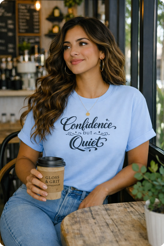 Confidence But Quiet Graphic Tee