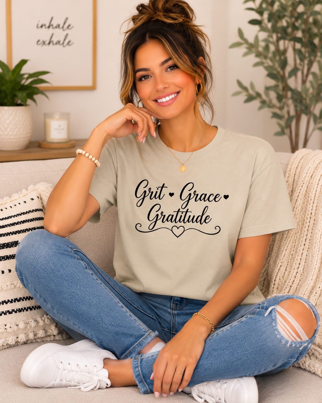 Grit • Grace • Gratitude Graphic Tee