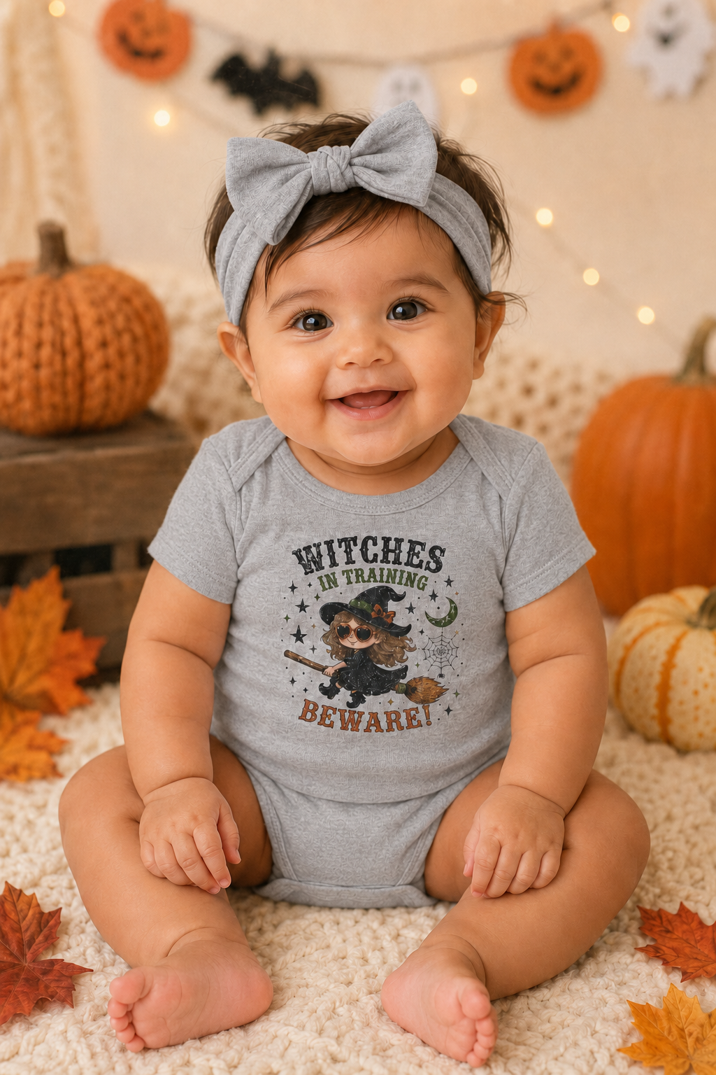 Witches In Training Beware! Halloween Graphic Tee