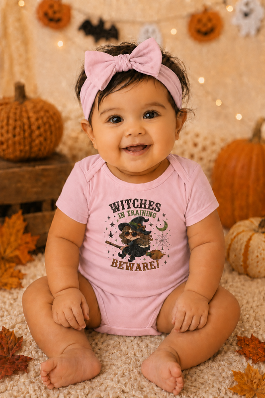 Witches In Training Beware! Halloween Graphic Tee