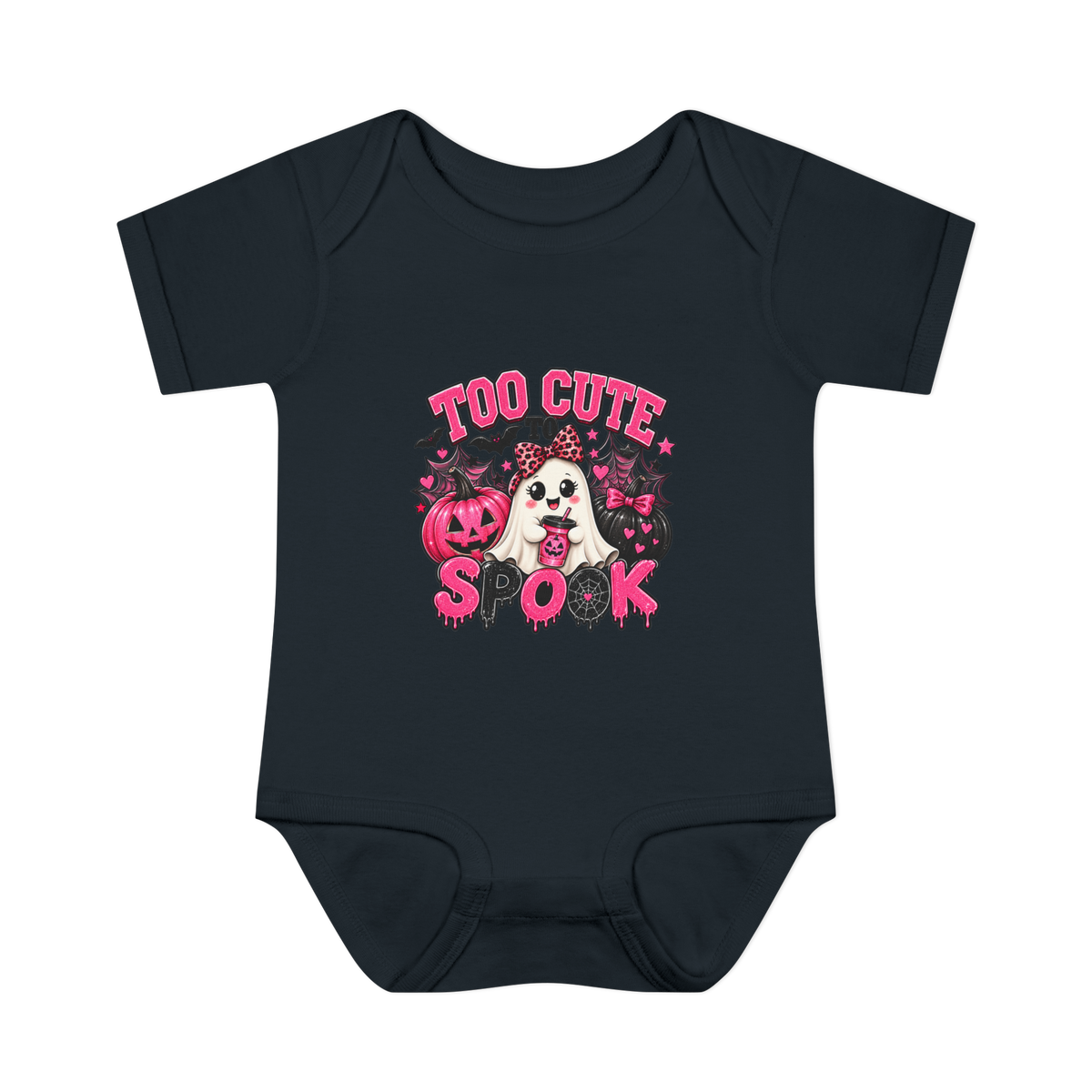 Infant Bodysuit - Too Cute to Spook Halloween Baby Onesie
