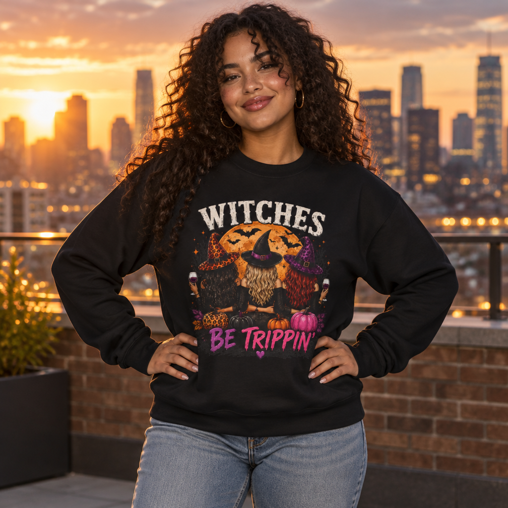 Witches Be Trippin' Crewneck Sweatshirt