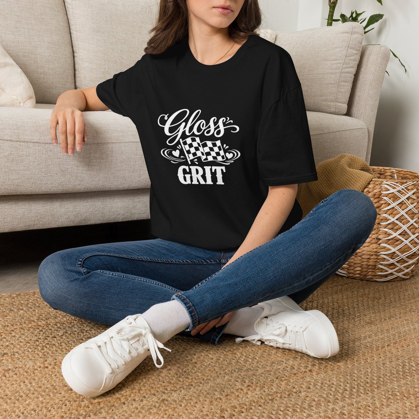 Gloss & Grit Racing Flag Tee