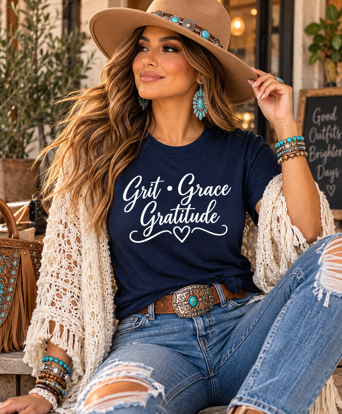 Grit • Grace • Gratitude Graphic Tee