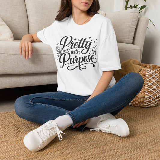 Pretty With Purpose Graphic Tee | Gloss & Grit Boutique