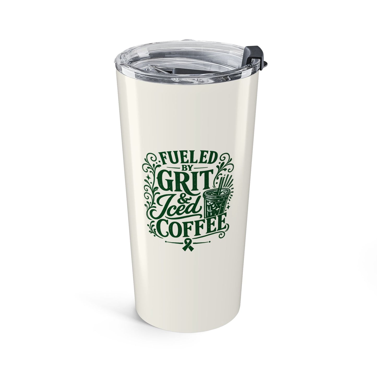 Fueled by Grit & Iced Coffee Tumbler