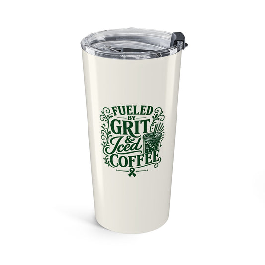 Fueled by Grit & Iced Coffee Tumbler