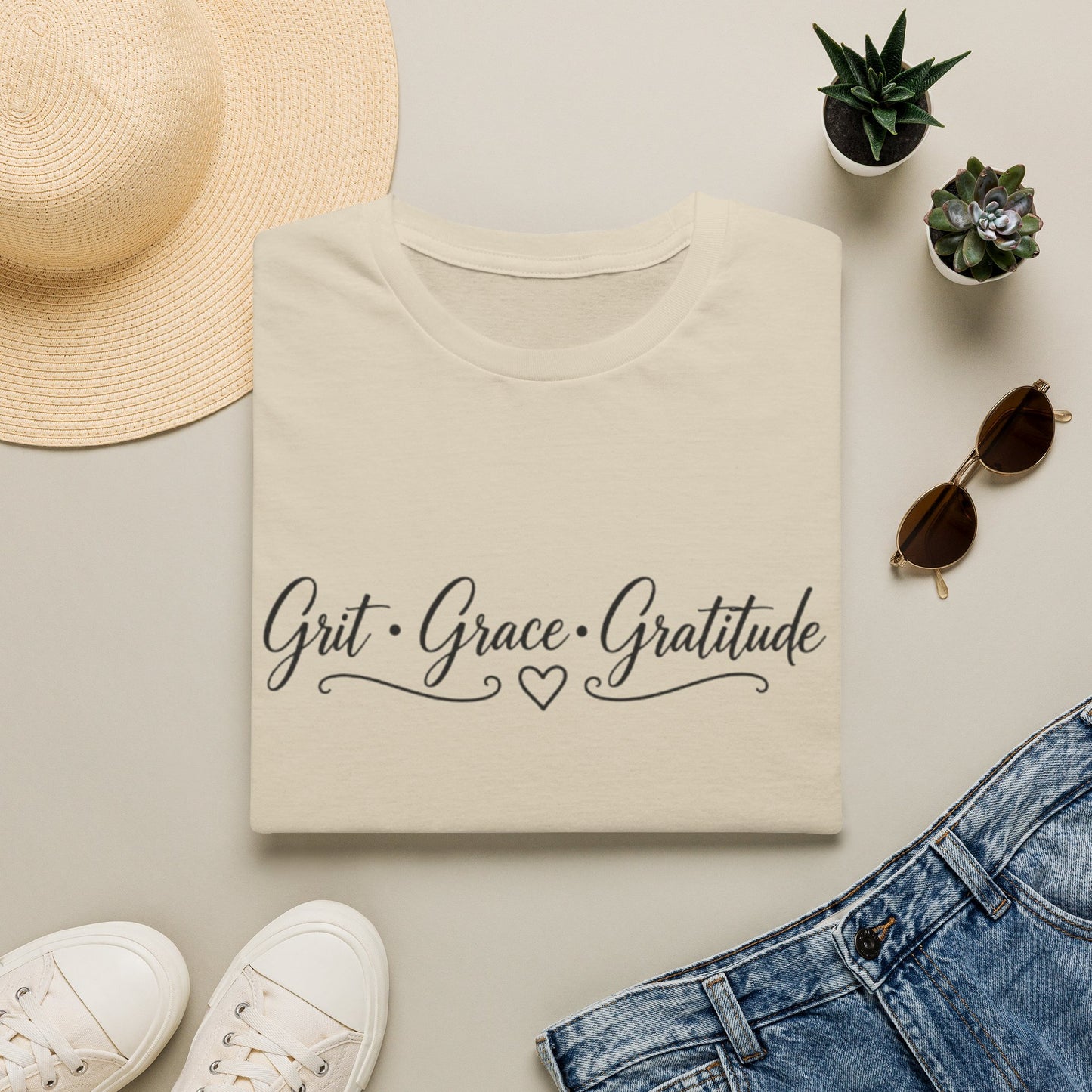 Grit • Grace • Gratitude Graphic Tee