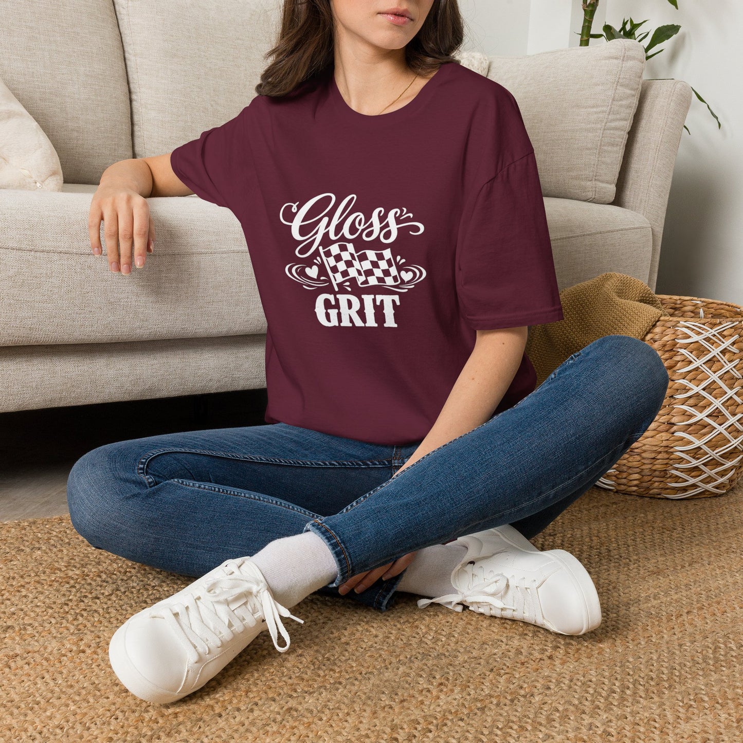 Gloss & Grit Racing Flag Tee
