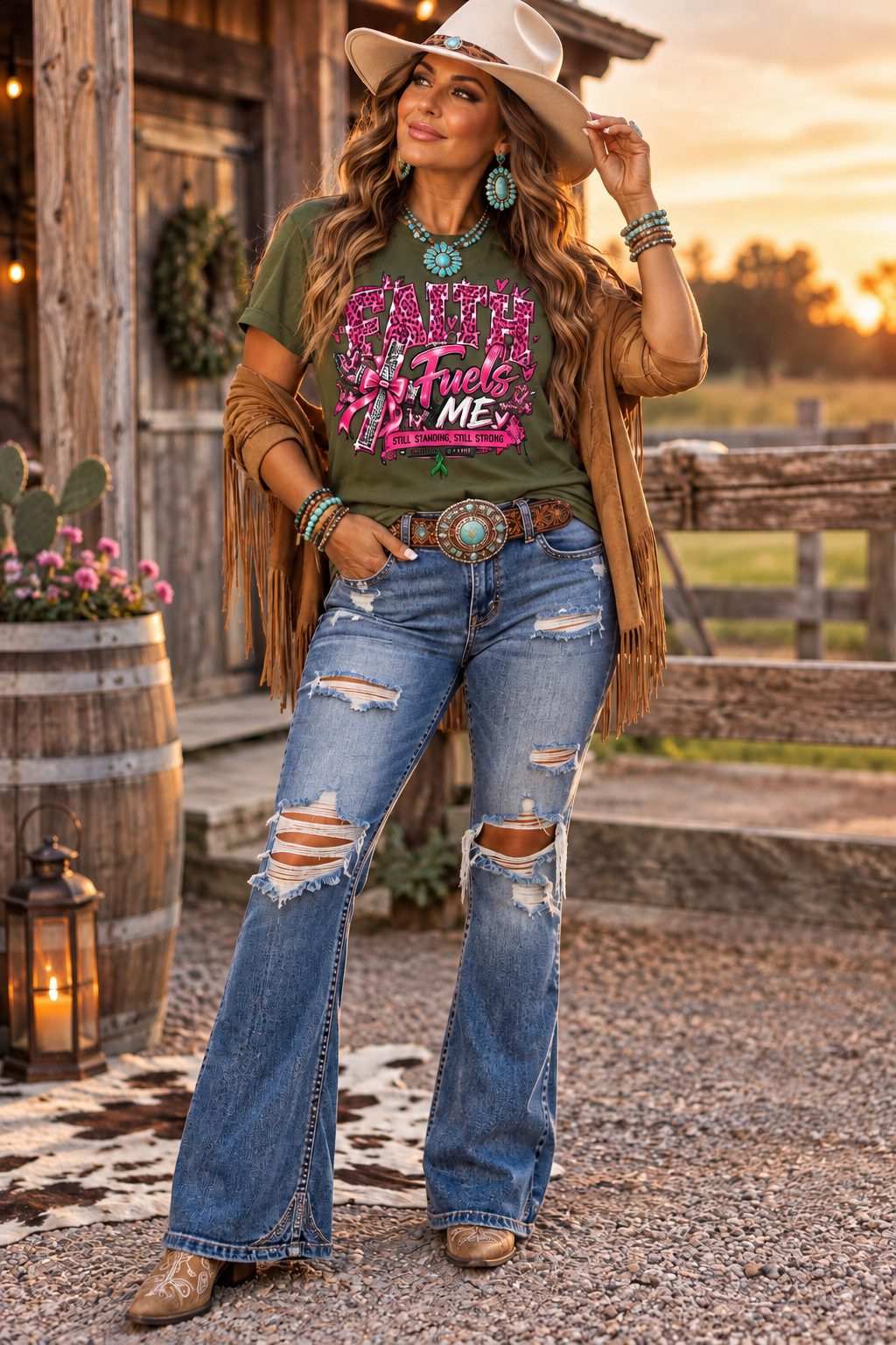 Faith Fuels Me Graphic Tee | Still Standing, Still Strong Collection