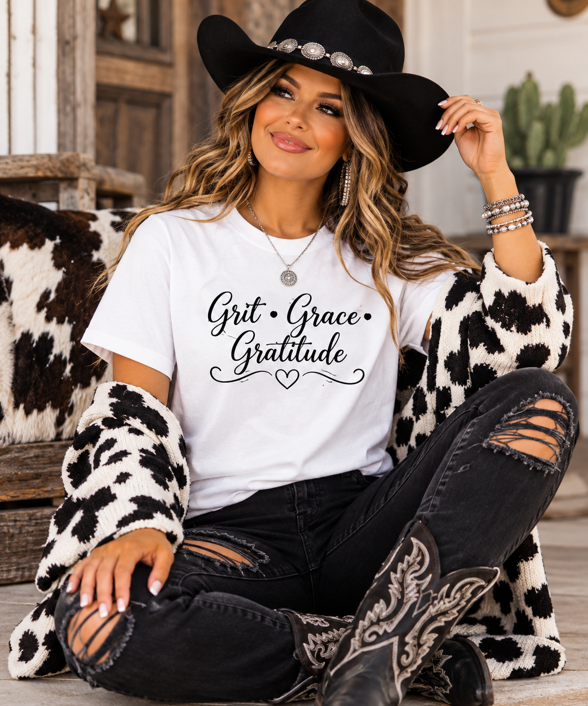 Grit • Grace • Gratitude Graphic Tee